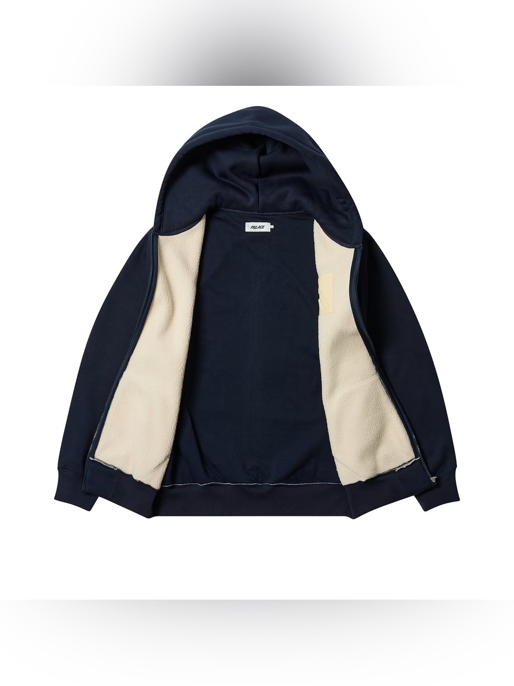 Palace THERMAL EMBOSSED P3 ZIP HOOD NAVY Hooded Logo Sweatshirt Men’s Size XL